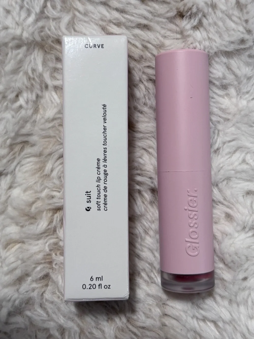 Glossier G Suit Lip Crème in the Shade Curve - .20 fl oz New in Box